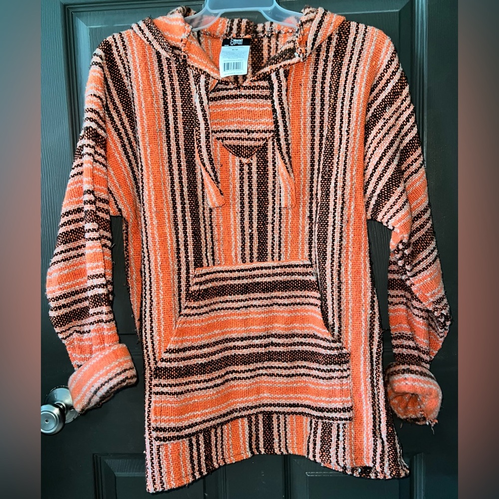 Öland Baja Jacket, Orange & Black, Size M, NWOT, Perfect Condition